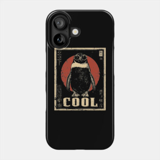 Penguin Vintage Cool Poster Phone Case