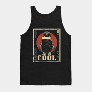 Penguin Vintage Cool Poster Tank Top