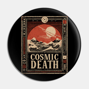 Cosmic Death Space Ukiyo-e Print Pin