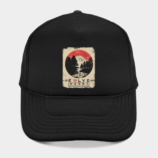 Evolve Nature Cycle Japanese Poster Hat