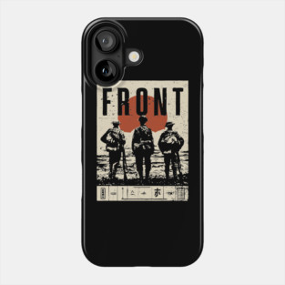 Soldiers on the Front Line Poster Phone Case