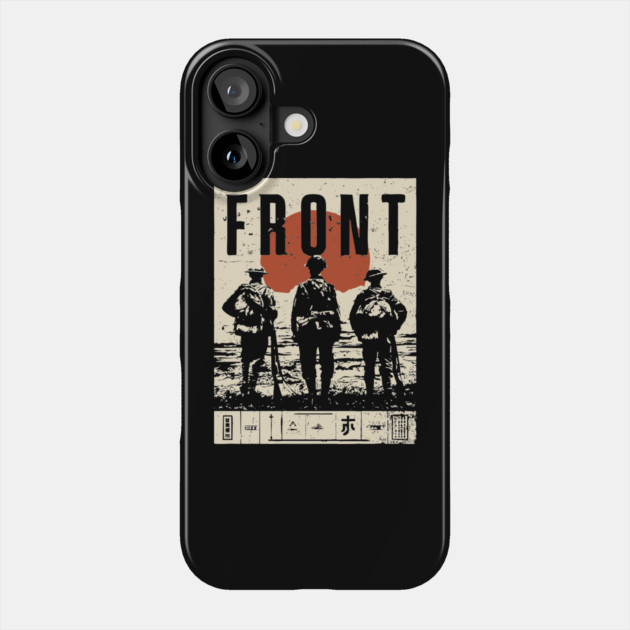 Soldiers on the Front Line Poster Phone Case by TuncGK