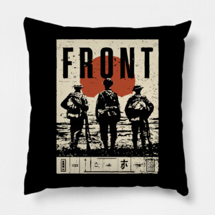 Soldiers on the Front Line Poster Pillow