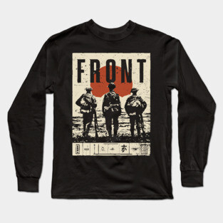 Soldiers on the Front Line Poster Long Sleeve T-Shirt