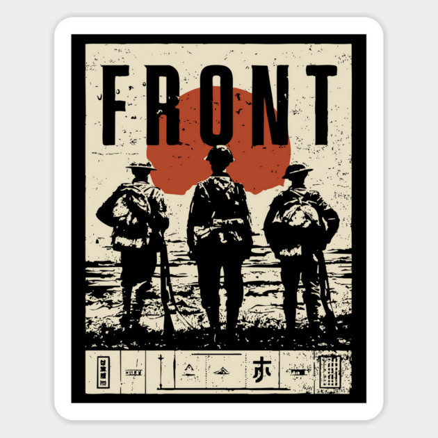 Soldiers on the Front Line Poster Magnet by TuncGK
