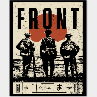 Soldiers on the Front Line Poster Posters and Art