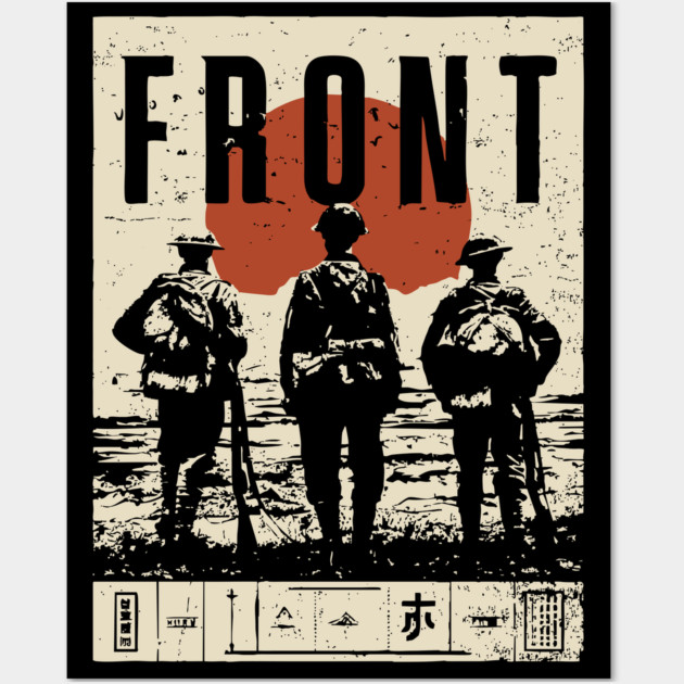 Soldiers on the Front Line Poster Wall Art by TuncGK