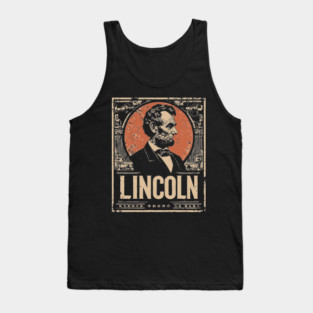 Abraham Lincoln Japanese Poster Print Tank Top