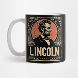 Abraham Lincoln Japanese Poster Print Mug