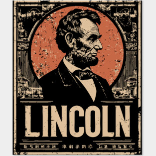 Abraham Lincoln Japanese Poster Print Posters and Art