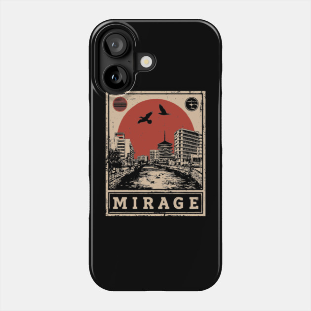 Urban Mirage Japanese Brutalist Poster Phone Case by TuncGK