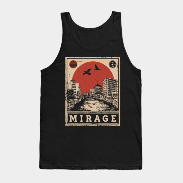 Urban Mirage Japanese Brutalist Poster Tank Top by TuncGK