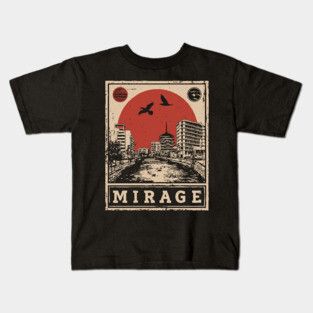 Urban Mirage Japanese Brutalist Poster Kids T-Shirt