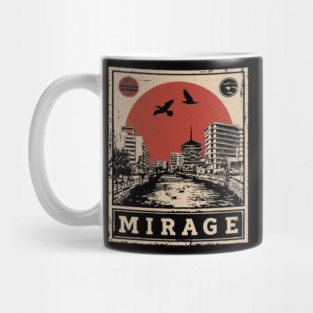 Urban Mirage Japanese Brutalist Poster Mug