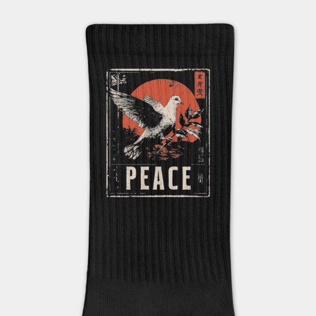 Peace Dove Rising Sun Poster by TuncGK