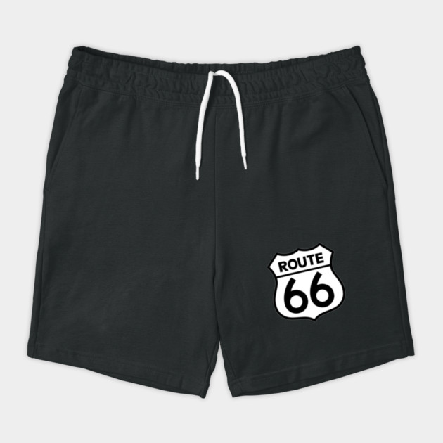 Route 66 Black on White by Wiley
