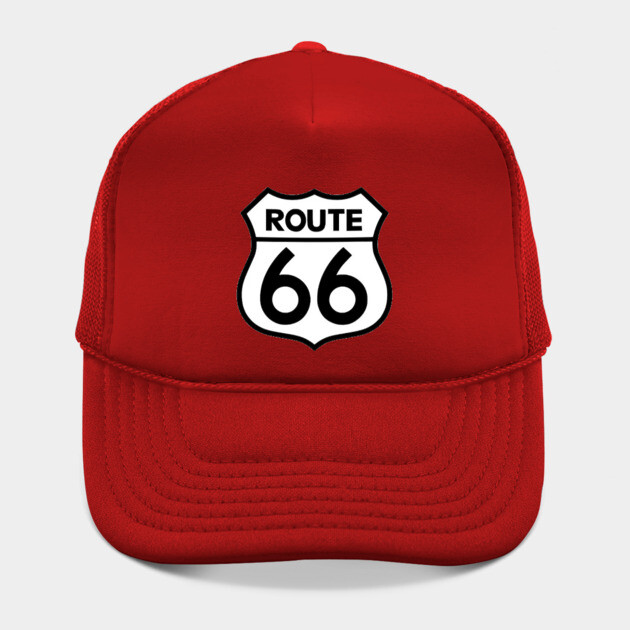 Route 66 Black on White by Wiley