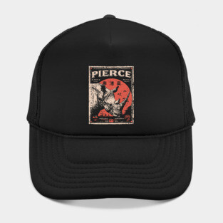 Rhino Pierce Brutalist Wildlife Poster Hat