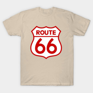 Route 66 Red T-Shirt