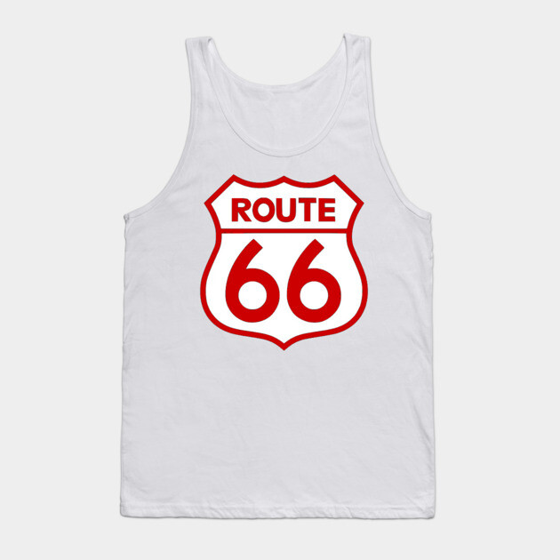 Route 66 Red Tank Top by Wiley