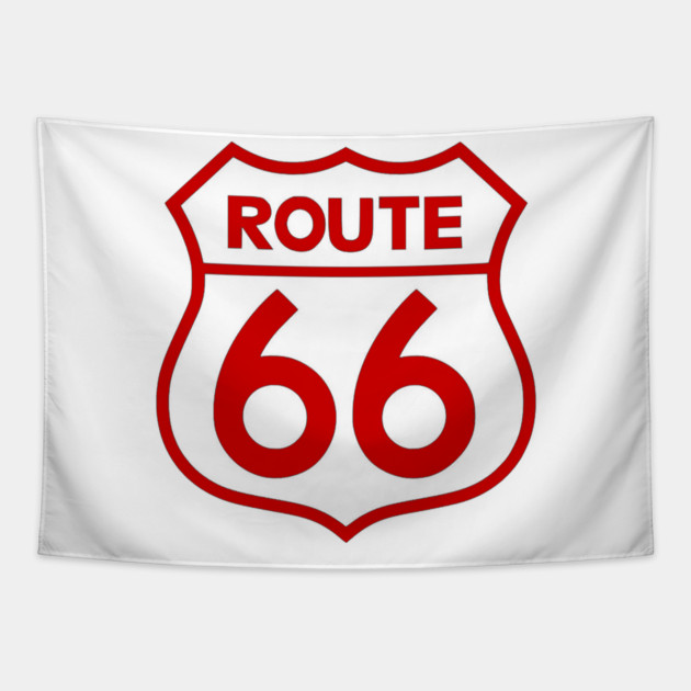 Route 66 Red Tapestry by Wiley