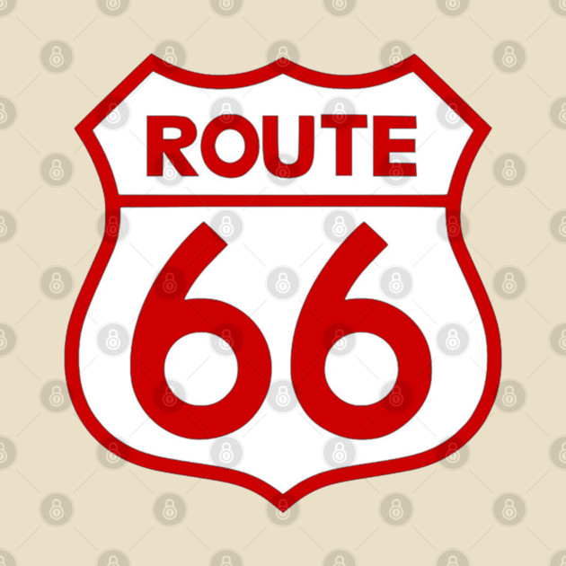 Route 66 Red by Wiley