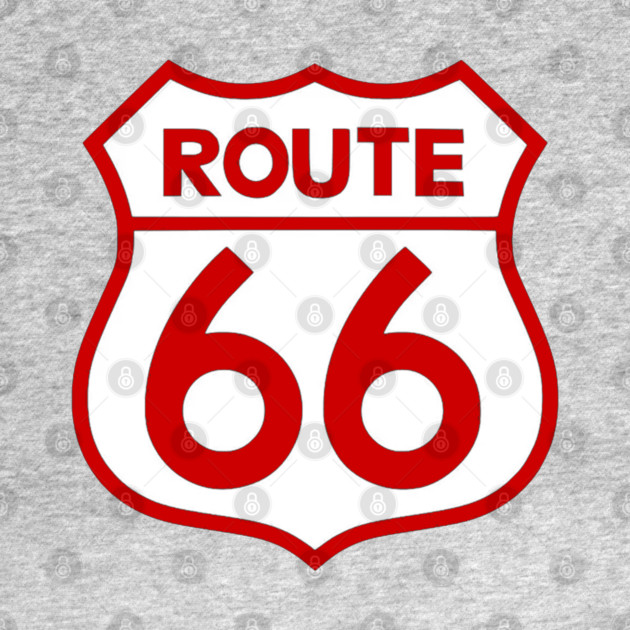 Route 66 Red by Wiley