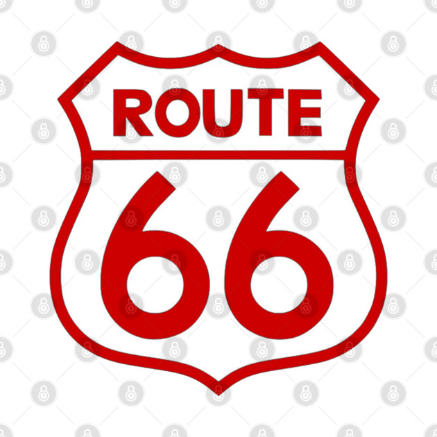 Route 66 Red by Wiley