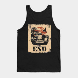 The End Retro Apocalypse Poster Tank Top