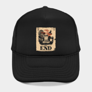 The End Retro Apocalypse Poster Hat
