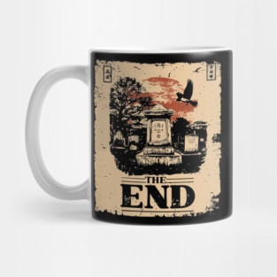 The End Retro Apocalypse Poster Mug