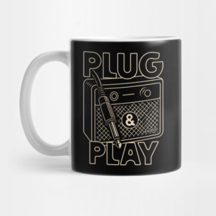 Plug & Play. Amp Lineart Mug