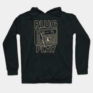 Plug & Play. Amp Lineart Hoodie