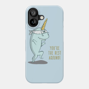 Karate Narwhal Phone Case