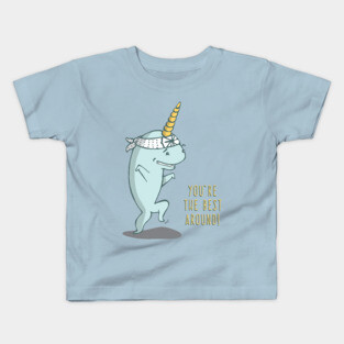 Karate Narwhal Kids T-Shirt