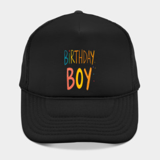 Birthday Boy Tee - Officially One Year Older (Maybe Wiser?) Colorful Birthday Boy Celebration Hat