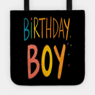Birthday Boy Tee - Officially One Year Older (Maybe Wiser?) Colorful Birthday Boy Celebration Tote