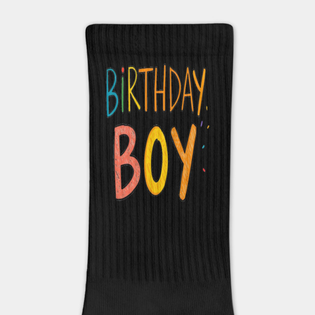 Birthday Boy Tee - Officially One Year Older (Maybe Wiser?) Colorful Birthday Boy Celebration by OUTFITPAW