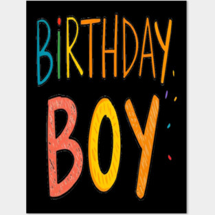 Birthday Boy Tee - Officially One Year Older (Maybe Wiser?) Colorful Birthday Boy Celebration Posters and Art