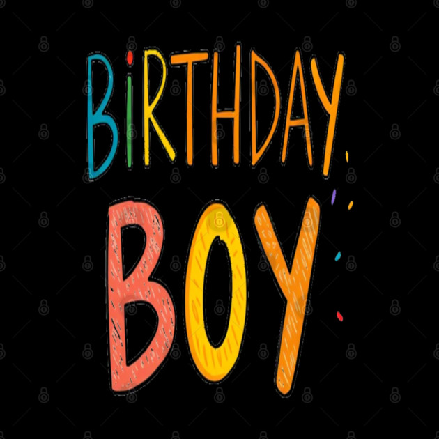 Birthday Boy Tee - Officially One Year Older (Maybe Wiser?) Colorful Birthday Boy Celebration by OUTFITPAW