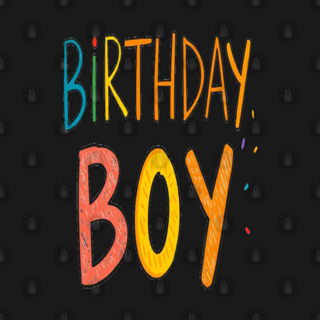 Birthday Boy Tee - Officially One Year Older (Maybe Wiser?) Colorful Birthday Boy Celebration by OUTFITPAW
