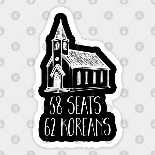 58 Seats 62 Koreans Sticker by Stars Hollow Mercantile