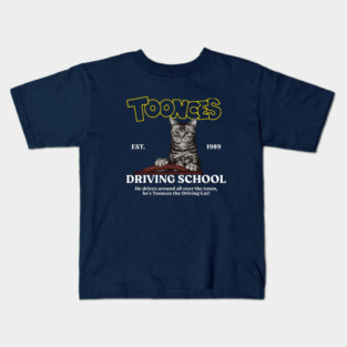Toonces Driving School - Est. 1989 Kids T-Shirt