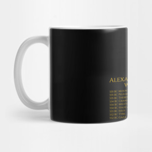 Alexander The Great World Tour Classical Greek History Mug