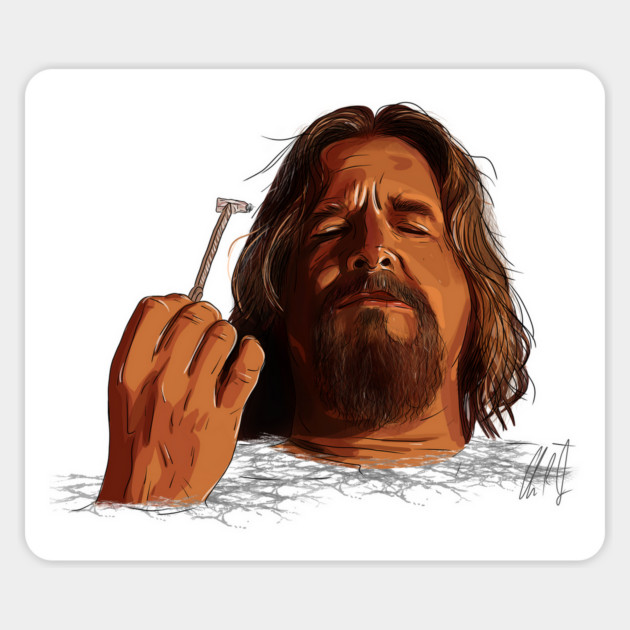 Dude & his Roach Clip Magnet by 51Deesigns