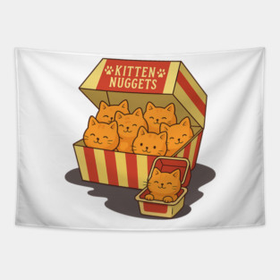 kitten-nuggets Tapestry