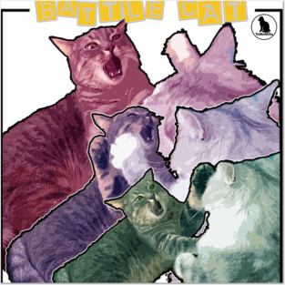 BATTLE CAT – Feline Showdown Art by ToMoMiSa Posters and Art