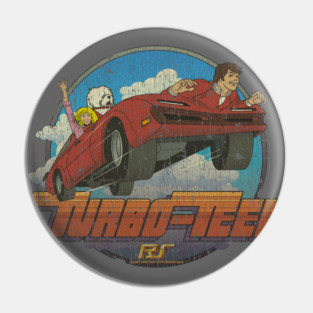 Turbo Teen 1984 Pin