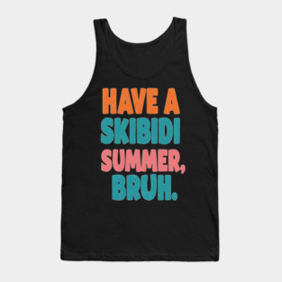 Skibidi Summer Tee - Totally Tubular Toilet Time Tank Top