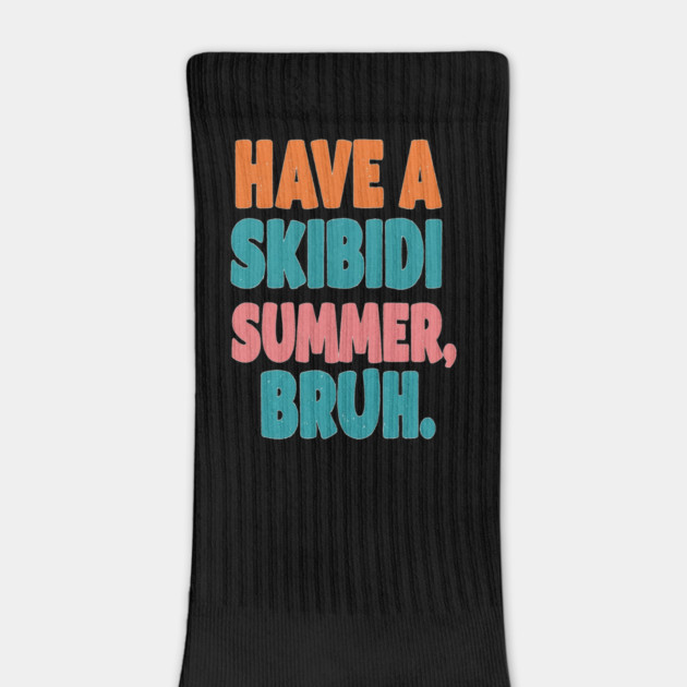 Skibidi Summer Tee - Totally Tubular Toilet Time by OUTFITPAW